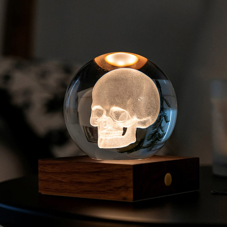 Lampe Crystal - Skull - Gingko