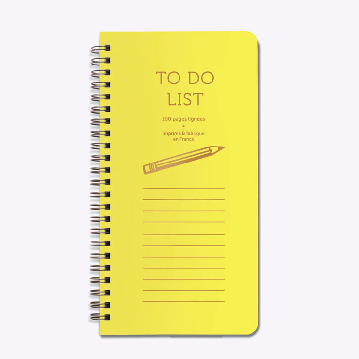 Bloc Haut "To do List" Jaune - Les Editions du Paon