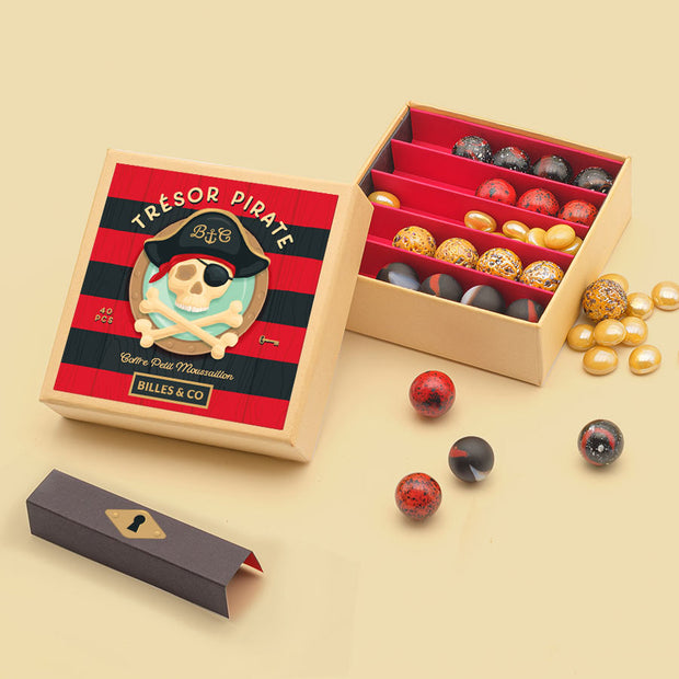 Coffret bille pirate - Billes & Co