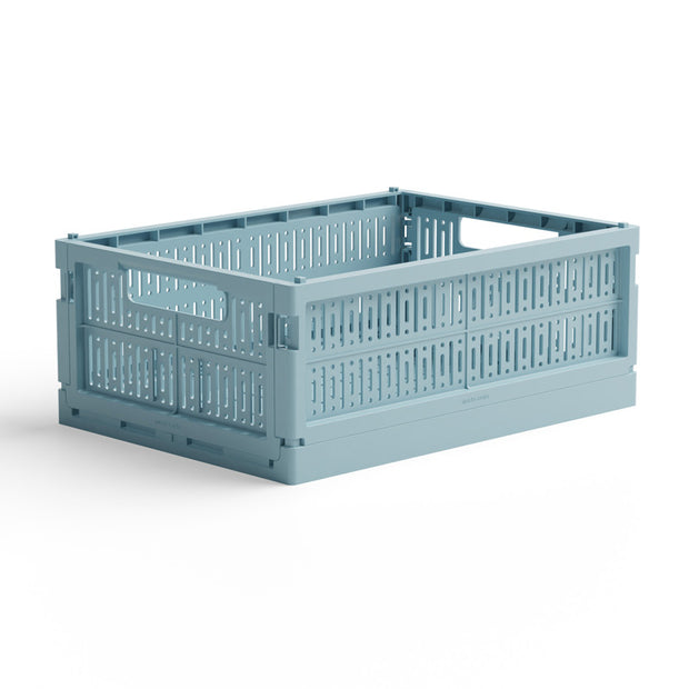 Caisse de Rangement Pliable - Midi Bleu Crystal