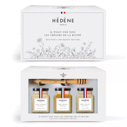 Coffret Miel Trésors de la Ruche - Lavande, Acacia, Tilleul - Hédène