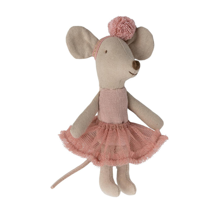 Danseuse Ballerine souris, petite soeur - Rose