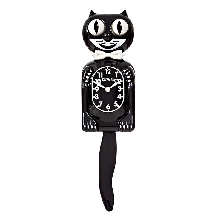 Horloge Noire - Kit-Cat Klock