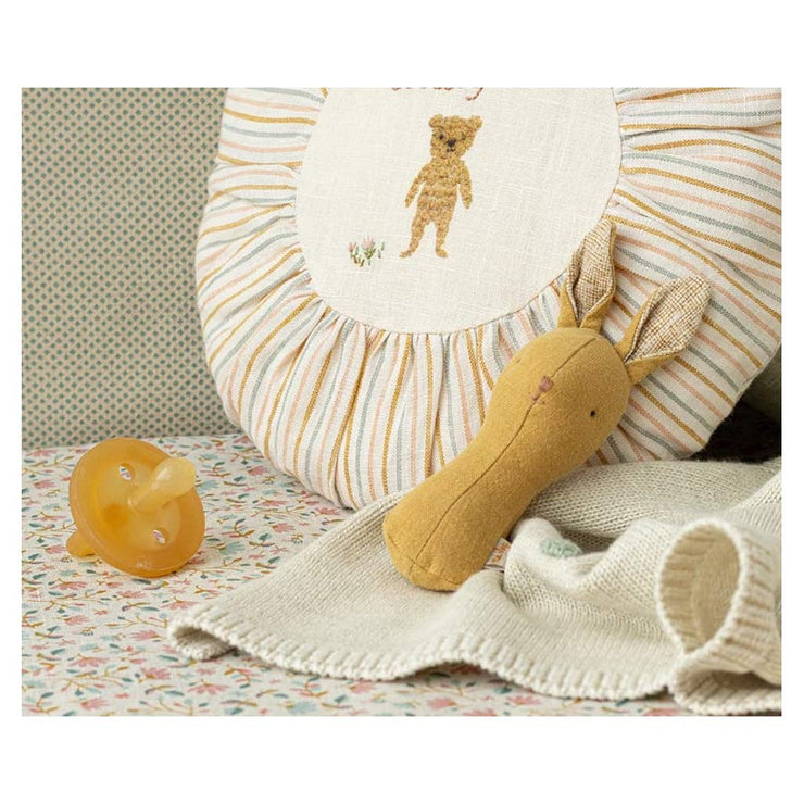 Lullaby hochet lapin jaune dusty