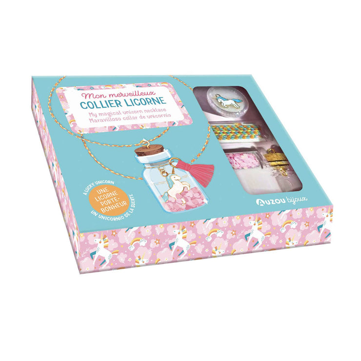 Coffret collier licorne - Auzou