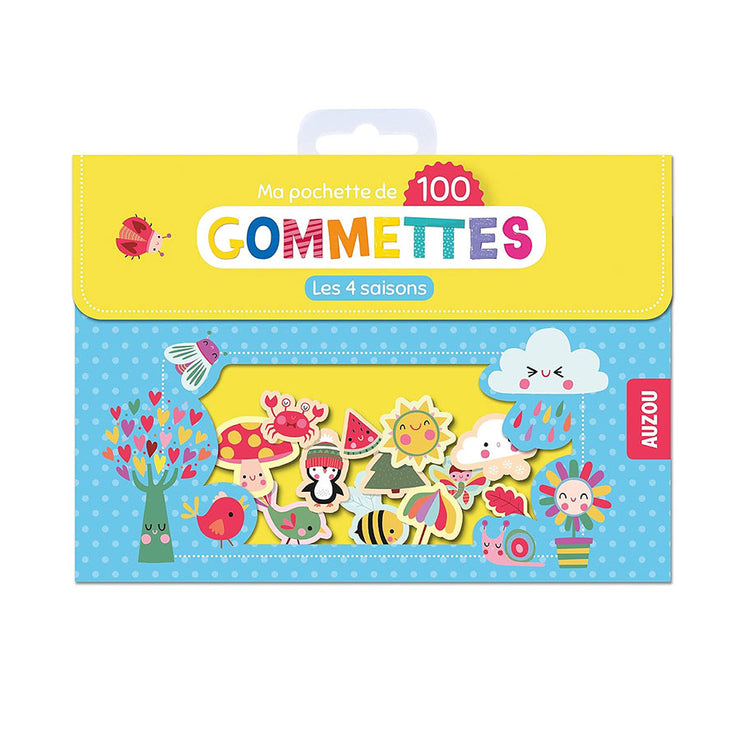 Pochette de 100 gommettes - les 4 saisons