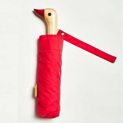 Parapluie compact rouge - Original Duckhead