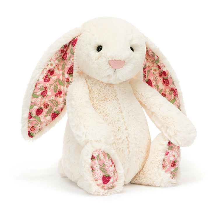 NEW Peluche lapin  blossom crème Jellycat - 'Berry' Medium