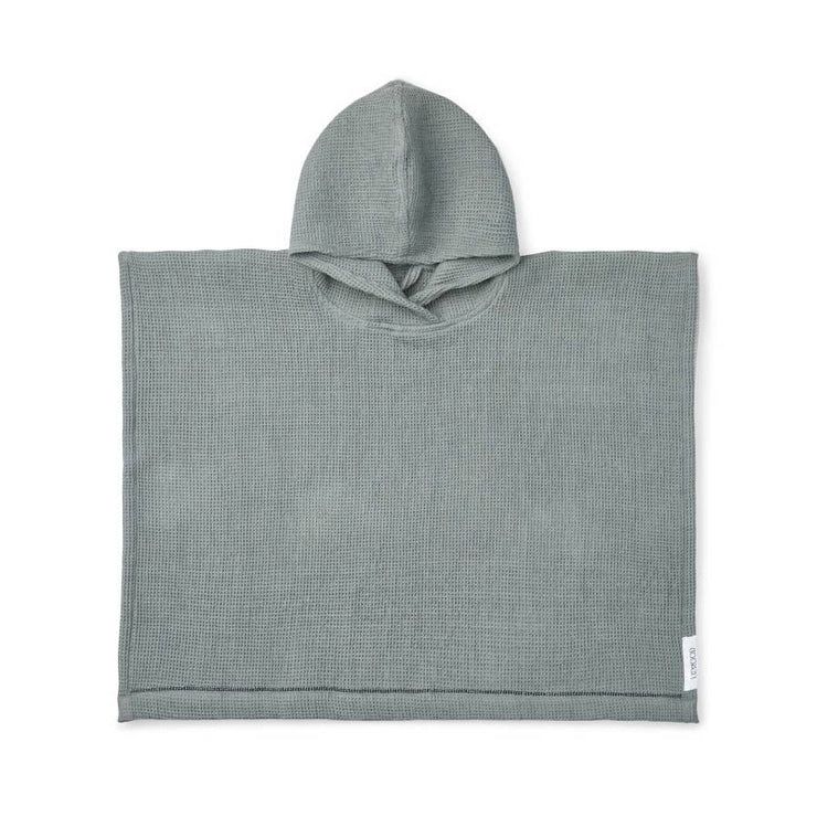 Poncho Paco bleu gris Liewood