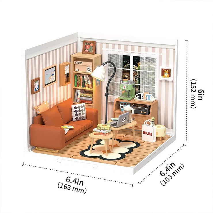 Maison Miniature - Salon Confortable - Rolife