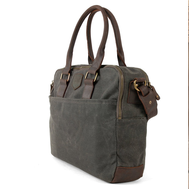 Sac ordinateur cuir - Charbon - Alaskan Maker