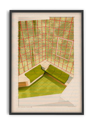 Affiche 50x70 - Sander Patelski - Bohlin C Jackson Forest House