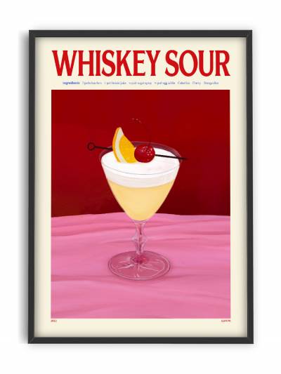 Affiche 30x40 - Elin PK - Whiskey Sour