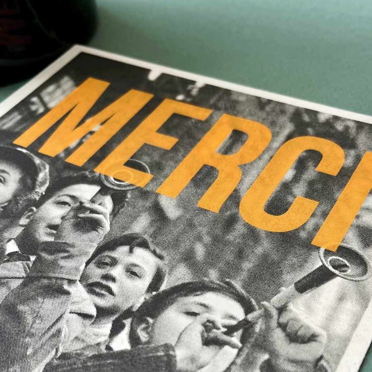 Affiche Merci format A5 - Carte Kencre