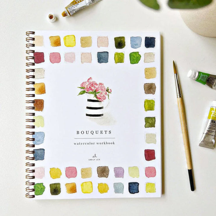 Cahier d'Aquarelles Bouquet - Emily Lex Studio