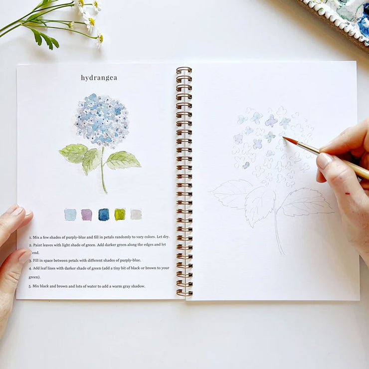 Cahier d'Aquarelles Flowers - Emily Lex Studio