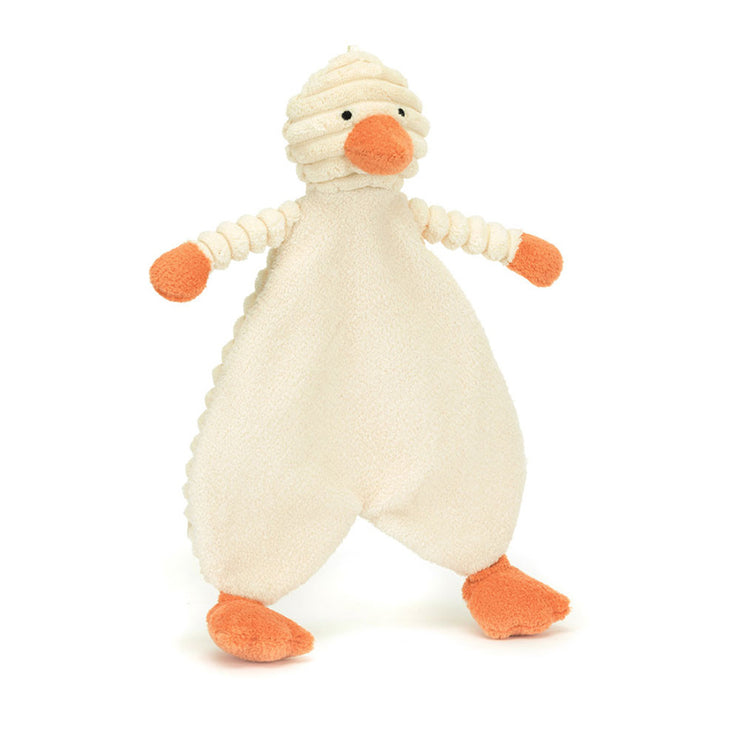 Doudou plat Jellycat - cordy canard