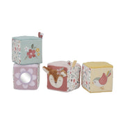 Lot de 4 cubes d’activités doux fairy garden - Little Dutch