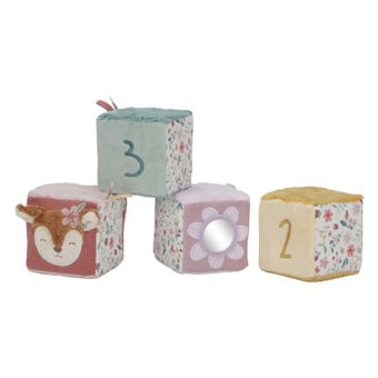 Lot de 4 cubes d’activités doux fairy garden - Little Dutch