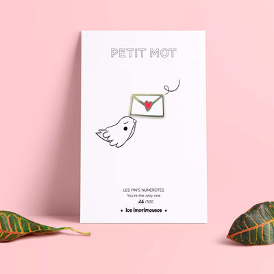 Pin's Lettre - Petit Mot - Les Imprimeuses