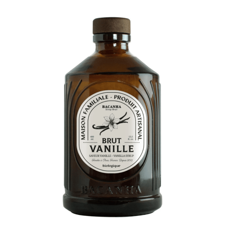 BACANHA - Sirop brut bio - vanille - boissons