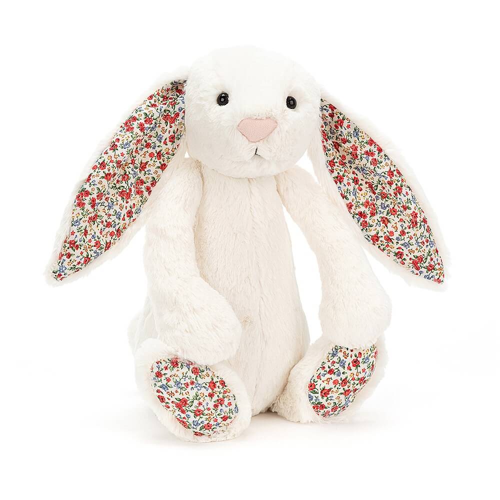 JELLYCAT Doudou lapin liberty blanc Doudou tout doux French Blossom